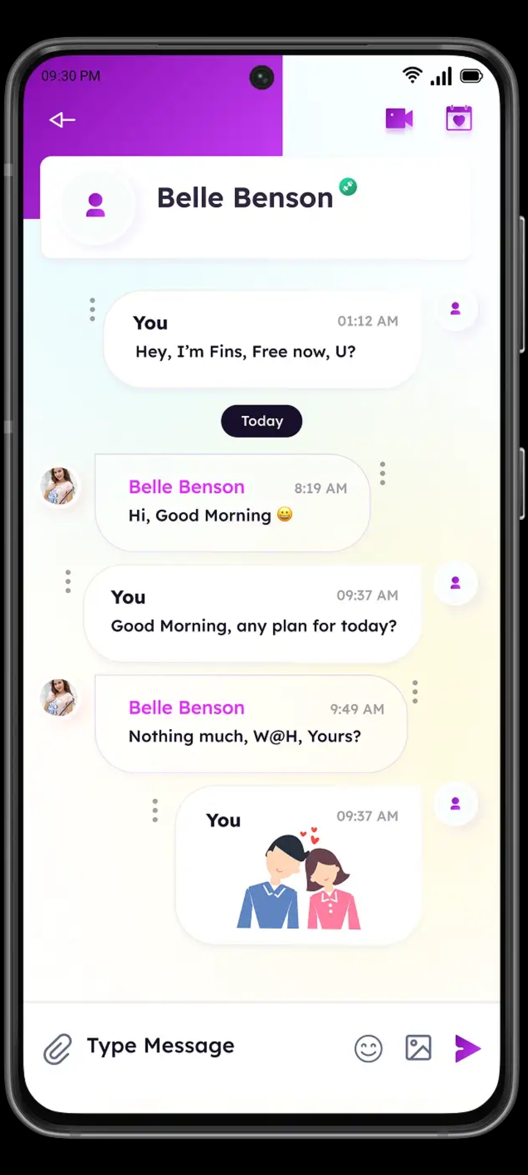 Spotlifts chat screen